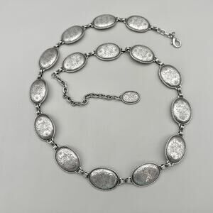 Elegant Silver Women's Belt